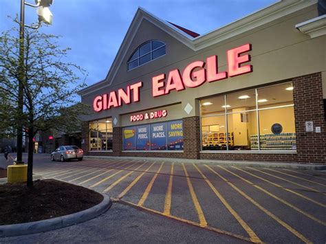 Whether you need fresh produce, meat, seafood, bakery, or pharmacy items, you can find them at. . Giant eagle supermarket near me